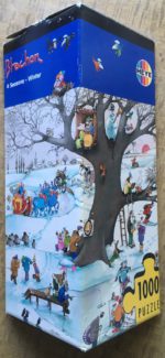 Image of the puzzle 1000, Heye, 4 Seasons – Winter, Roger Blachon. Complete, Picture of the box