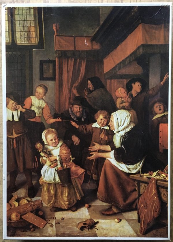Image of the puzzle 1000, Klee, The Feast of Saint Nicholas, by Jan Steen, Complete, Picture of the box