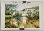 Image of the puzzle 3000, Nathan, Wild Garden, Florence Arven, Sealed Bag, Picture of the box
