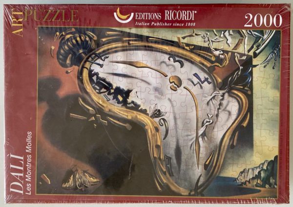 Image of the puzzle 2000, Ricordi, Soft Watch at the Moment of its First Explosion, Salvador DalĂ, Picture of the box