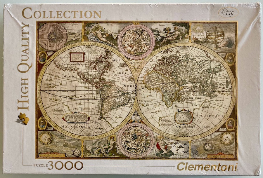 Clementoni - Puzzle 3000 piezas Mapa Antiguo, puzzle adulto (33531),  price tracker / seguimiento,  los gráficos de historial de  precios,  los relojes de precios,  alertas de caída de precios