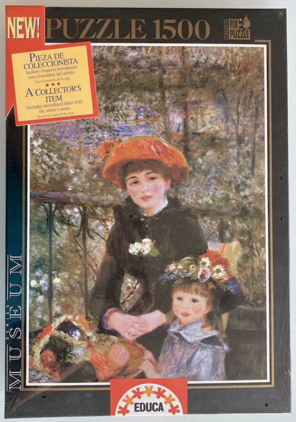 Image of the puzzle 1500, Educa, On the Terrace, by Pierre-Auguste Renoir, Factory Sealed, Picture of the box