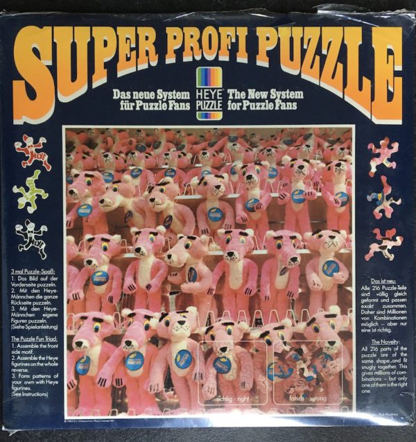 Image of the puzzle 216, Heye, Pink Panthers, by Thomann, Factory Sealed