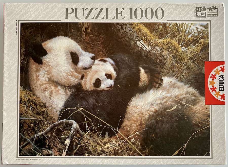 Educa Panda Bears Jigsaw Puzzle 1000 Pc