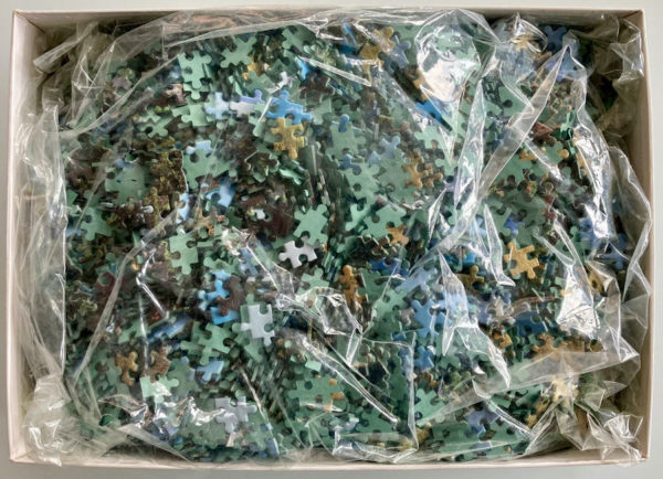 Image of the puzzle 6000, Nathan, In the Mountains, W. Mc Kinney, Sealed Bag, Picture of the bag