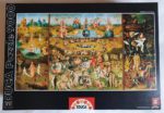 Image of the puzzle 9000, Educa, The Garden of Earthly Delights, Hieronymus Bosch. Picture of the box.