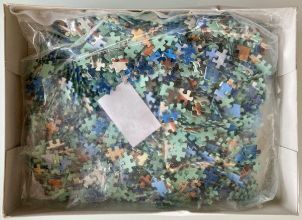 Image of the puzzle 1500, Druon, Le Port de Ajaccio, Jean-Claude Quilici, Sealed Bag, Picture of the bag