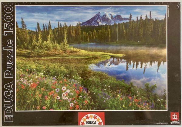 Image of the puzzle 1500, Educa, Rainier Reflections, Factory Sealed
