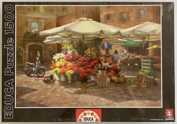 Image of the puzzle 1500, Educa, Market Research, Jan McLaughlin. Factory Sealed