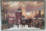 Image of the puzzle 1500, Jumbo, Dutch Town in Winter, by Hermanus Koekkoek, Complete, Picture of the box