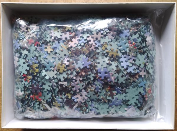 Image of the puzzle 3000, MB, Austrian Tyrol, Complete, Picture of the bag