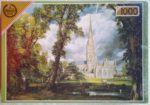 Image of the puzzle 1000, Falcon, Salisbury Cathedral, John Constable, Factory Sealed, Picture of the box