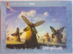 Image of the puzzle 1000, Heye, Windmill, Vladimir Kush, Factory Sealed, Picture of the box