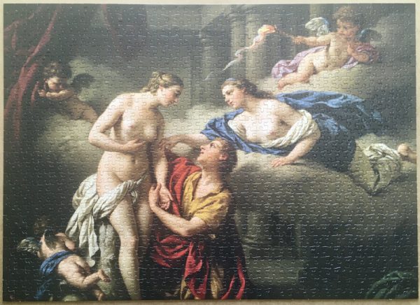 Image of the puzzle 1000, Tactic, Pygmalion and his Statue, Louis Lagrenée, Complete, Picture of the puzzle assembled