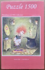 Image of the puzzle 1500, Mondopuzzle, In the Bathroom, François Ruyer, Complete, Picture of the box