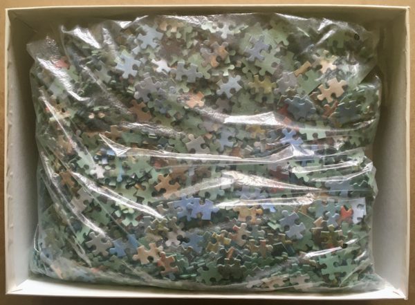 Image of the puzzle 4000, Nathan, Terrace at Sainte-Adresse, Claude Monet, Complete, Picture of the bag