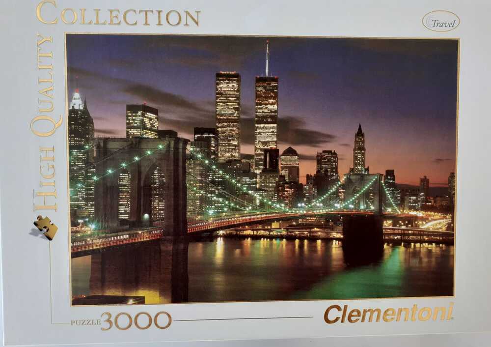 Puzzle Compact 1000 pièces Clementoni New York Skyline - Puzzle
