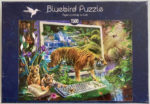 Image of the puzzle 1500, Bluebird, Tiger Coming to Life, Jan Patrik Krásný, Factory Sealed