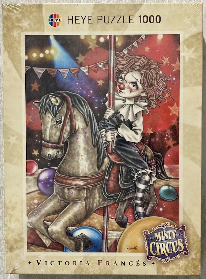1000, Heye, Carousel, Victoria Francés, Factory Sealed, 2021-05-13 Image of the puzzle 1000, Heye, Carousel, Victoria Francés, Factory Sealed