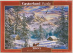 Image of the puzzle 1000, Castorland, Mountain Christmas, Abraham Hunter, Factory Sealed