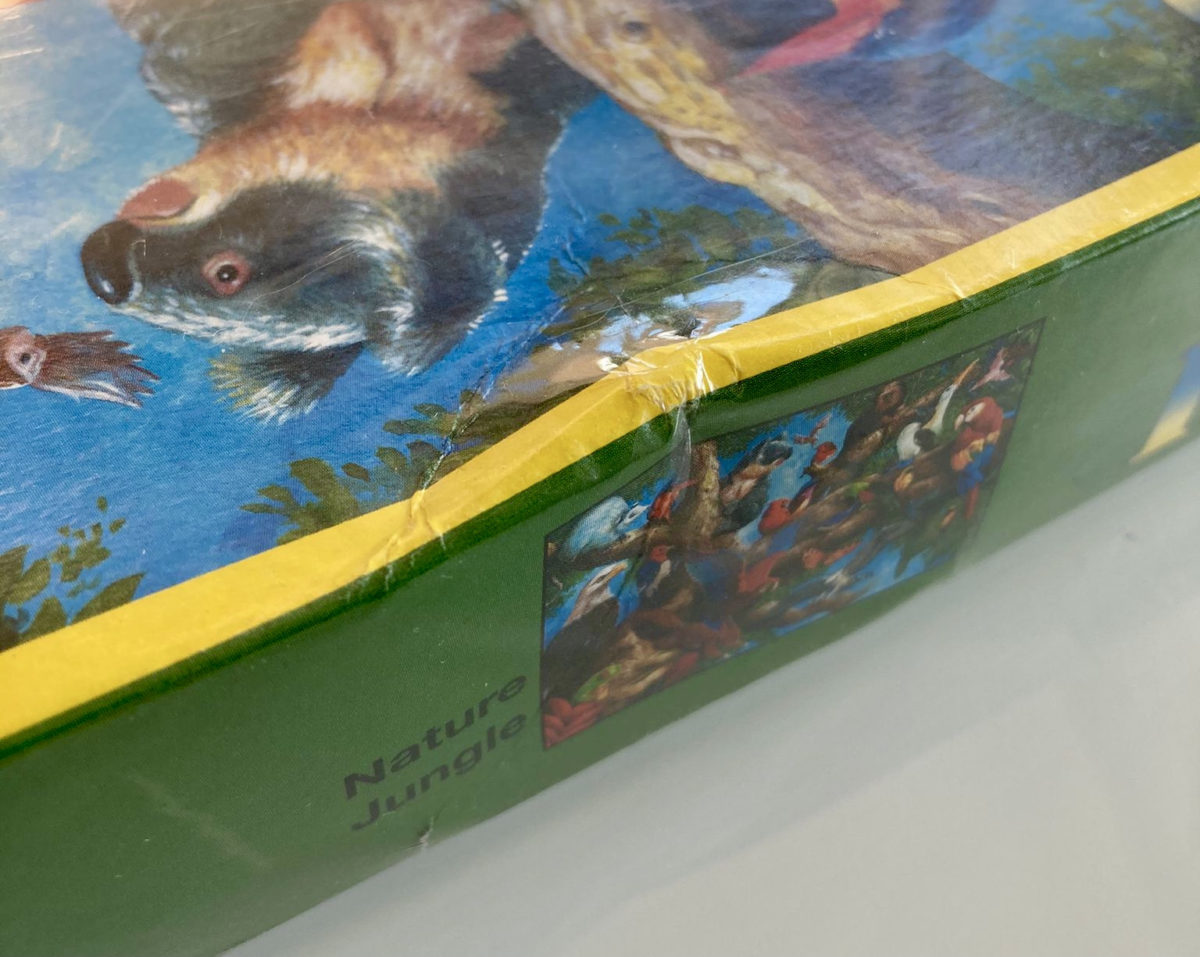 Image of the puzzle 1000, Fame, Nature Jungle, Factory Sealed, Detail of the box