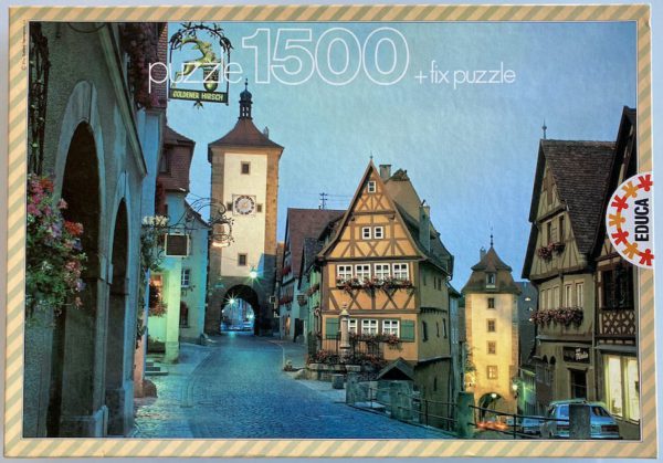 Image of the puzzle 1500, Educa, The Romantic Route, Sealed Bag, Picture of the box