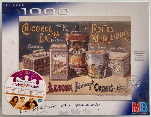 Image of the puzzle 1000, MB, Boîtes Anciennes, Factory Sealed