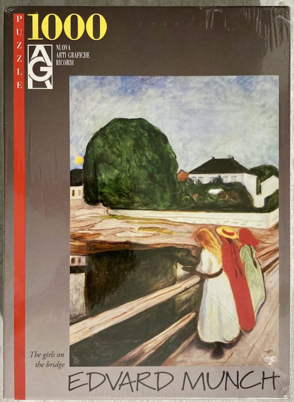 Image of the puzzle 1000, Ricordi, The Girls on the Bridge, Edvard Munch, Factory Sealed