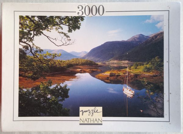 Image of the puzzle 3000, Nathan, Tranquility, Sealed Bag, Picture of the box
