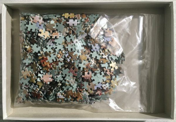 Image of the puzzle 1000, Falcon, A Village Wedding, Complete, Picture of the bag