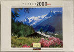 Image of the puzzle 2000, Nathan, A View of Mont Blanc, Factory Sealed