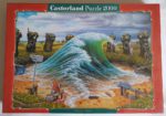 Image of the puzzle 2000, Castorland, Private Wave, Jacek Yerka. Picture of the box
