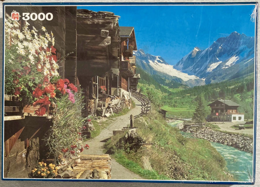 3000, Jumbo, Lötschental, Switzerland, Factory Sealed, 2021-06-20 Image of the puzzle 3000, Jumbo, Lötschental, Switzerland, Factory Sealed