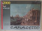 Image of the puzzle 2000, Ricordi, The Molo with the Library and the Entrance to the Grand Canal, by Canaletto, Factory Sealed