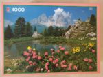 Image of the puzzle 4000, MB, Dolomites, Langkofel, Sealed Bag, Picture of the box