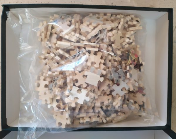 Image of the puzzle 308, Optimago, The Road - Winter, by Otto Knirsch, Sealed Bag, Picture of the bag