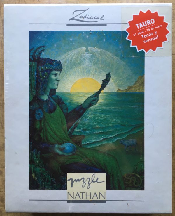 Image of the puzzle 500, Nathan, Taurus, by Linda Garland, Factory Sealed, Picture of the box