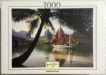 Image of the puzzle 1000, Nathan, Dream Boat, Joaquim Kinkelin, Complete, Picture of the box