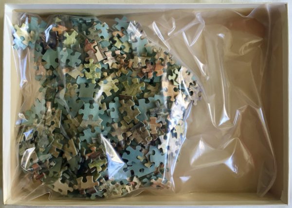 Image of the puzzle 500, JB, Is the Cat Naughty?, Cornelis Jetses, Complete, Picture of the bag