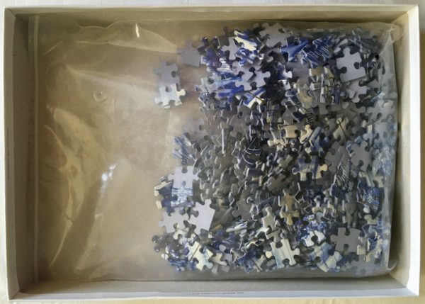 Image of the puzzle 500, Jumbo, Portuguese Tiles of Funchal, Complete, Picture of the bag