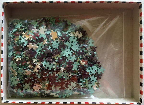Image of the puzzle 1000, Educa, Nighthawks, Edward Hopper, Complete, Picture of the bag