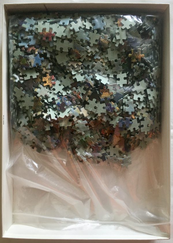 Image of the puzzle 1500, Nathan, Mediterranean Flowers, Fernand Portal Pelissier, Complete, Picture of the bag