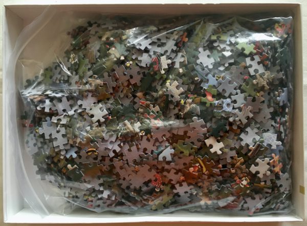 Image of the puzzle 2000, Grafika, Witch Picnic, François Ruyer, Complete, Picture of the bag