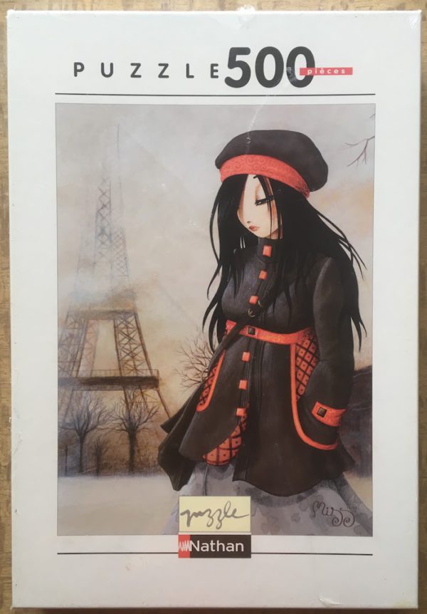 Image of the puzzle 500, Nathan, Adelais, by Misstigri, Factory Sealed, Picture of the box