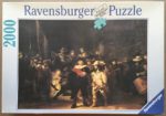 Image of the puzzle 2000, Ravensburger, The Night Watch, by Rembrandt, Sealed Bag, Picture of the box