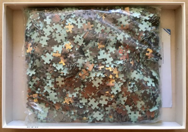 Image of the puzzle 2000, Ravensburger, The Night Watch, by Rembrandt, Sealed Bag, Picture of the bag
