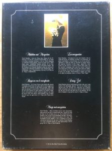 Image of the puzzle 816, Ravensburger, Daisy Girl, David Hamilton, Complete, Picture of the back