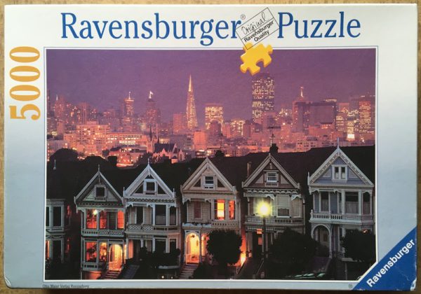 Image of the puzzle 5000, Ravensburger, San Francisco, Skyline, Sealed Bag, Picture of the box