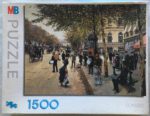 Image of the puzzle 1500, MB, Paris Street Scene, Jean Béraud, Sealed Bag, Picture of the box