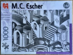 Image of the puzzle 1000, Jumbo, Concave and Convex, by Maurits Cornelis Escher, Complete, Picture of the box